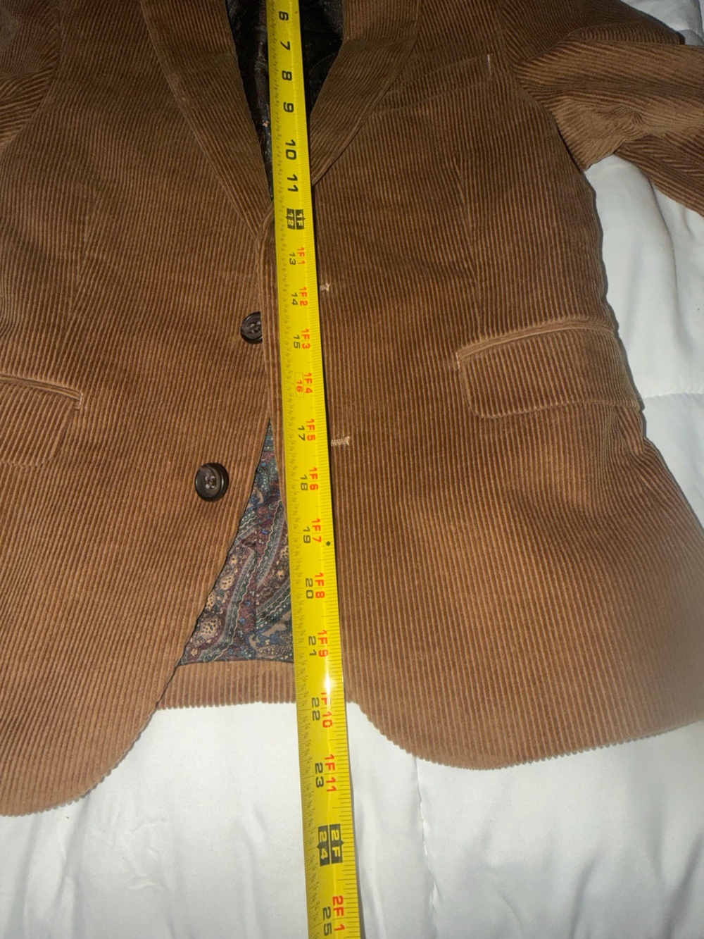 Boys Lauren Ralph Lauren Corduroy Blazer in Caramel Brown - Picture 10 of 11